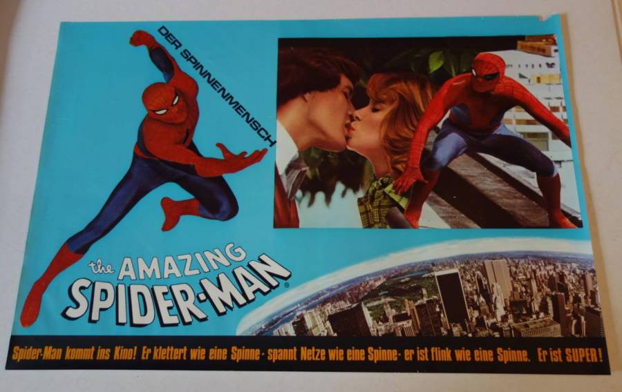 Spiderman der Spinnenmensch originales deutsches Fotobust-Set